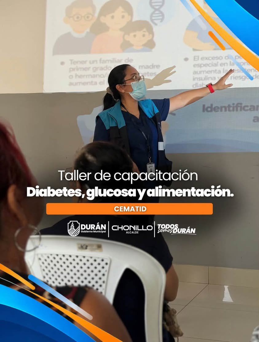 CEMATID Durán dicta taller sobre diabetes y alimentación para prevenir riesgos