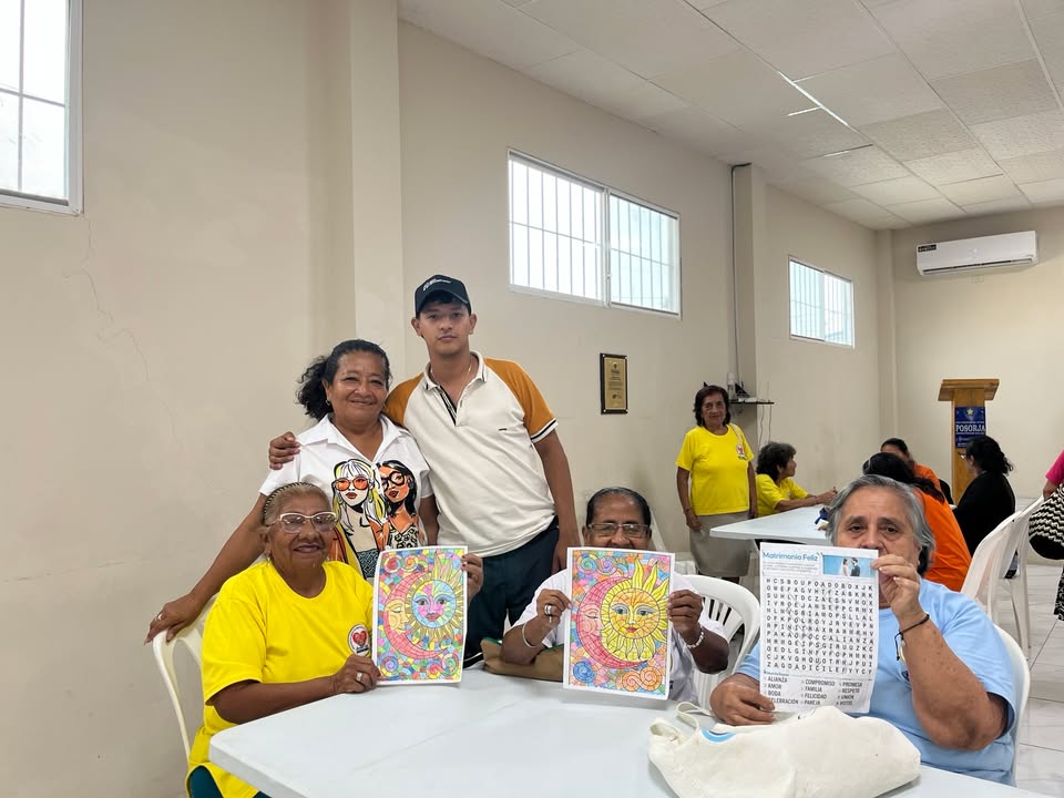 GAD Posorja fortalece el bienestar del adulto mayor con actividades recreativas en San José