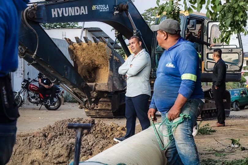 Playas: Mónica de Verduga avanza con alcantarillado y pronto tendrá calles de hormigón