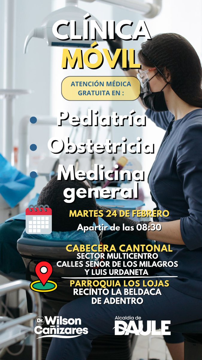 Clínicas Móviles del GAD Daule brindan atención médica gratuita en el cantón