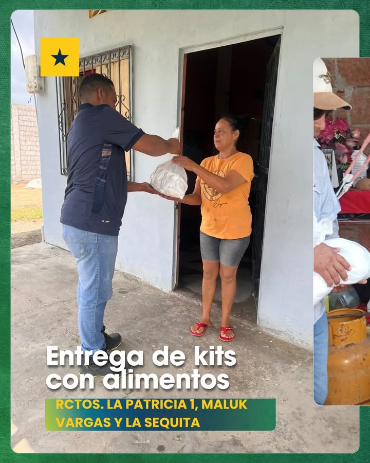 Samborondón lleva víveres a familias de La Patricia 1 y Maluk Vargas