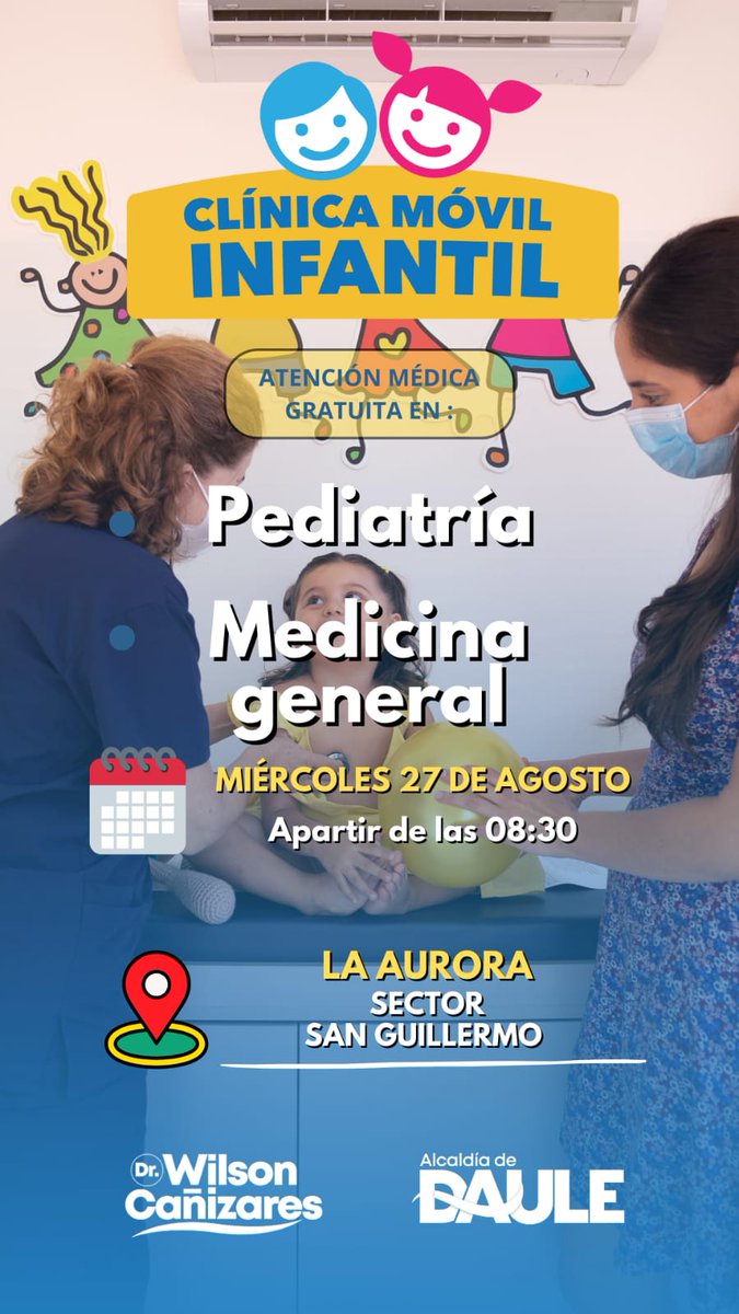 Clínicas Móviles del GAD Daule brindan atención médica gratuita en el cantón