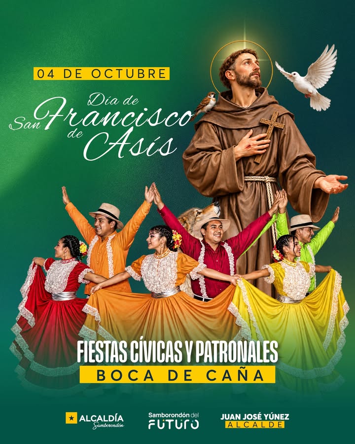 Boca de Caña celebra a San Francisco de Asís con fe y tradición