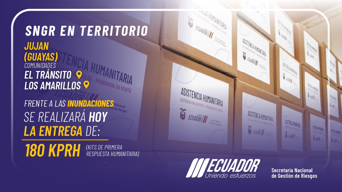 SNGR atiende a comunidades de Jujan tras inundaciones del 18 de febrero