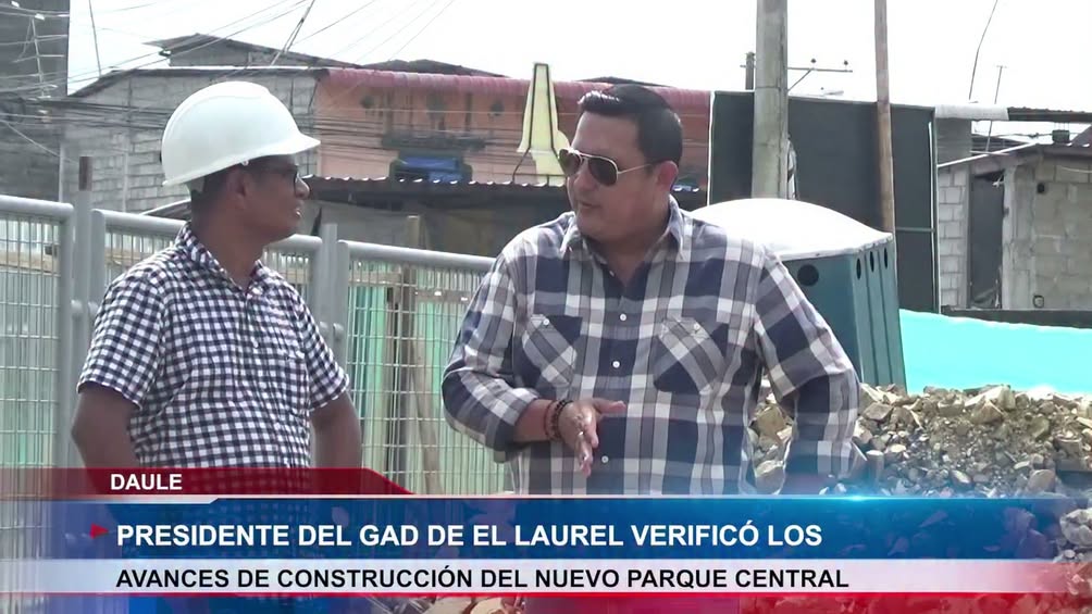 Avanza construcción del Parque Central de El Laurel con entrega prevista para noviembre