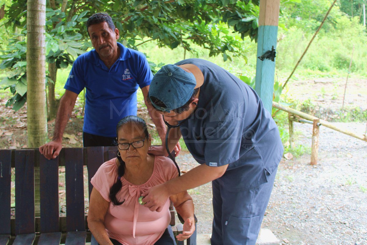 Jornada médica domiciliaria llegó al recinto Veinte Mil en Coronel Marcelino Maridueña