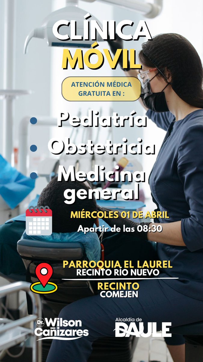 Clínicas Móviles de Daule ofrecen servicios médicos y veterinarios gratuitos este 1 de abril