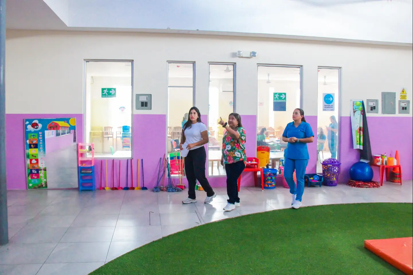 Inspección del CDI Nueva Ilusión en Pedro Isaías asegura calidad en Daule