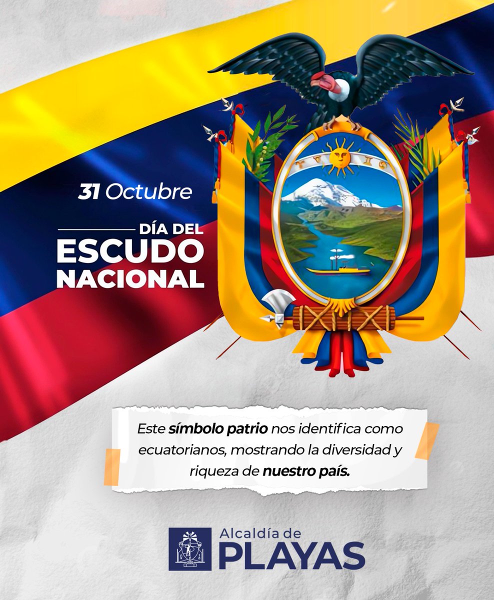 Playas rinde homenaje al Escudo Nacional con mensaje de identidad y valores patrios
