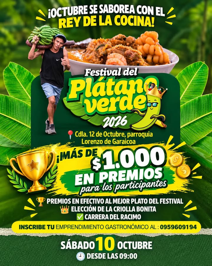 Festival del Plátano Verde premia con efectivo a emprendedores en Simón Bolívar