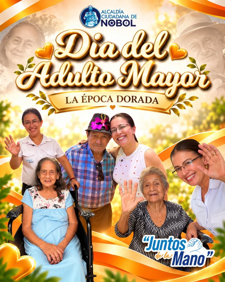 Nobel honra a sus adultos mayores en el Día de la Época Dorada