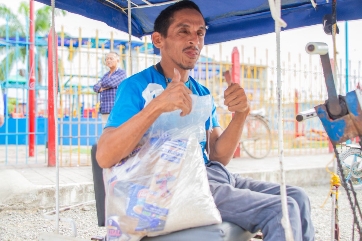 Entregan 900 kits de alimentos en Virgen de Fátima para familias vulnerables