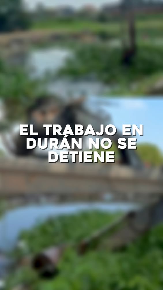 Jornadas de limpieza en canales de Durán buscan reducir riesgos de inundación