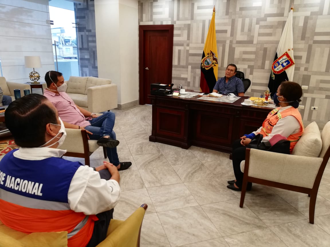 Riesgos Ecuatoriano y el Municipio de Milagro articulan acciones para emergencias