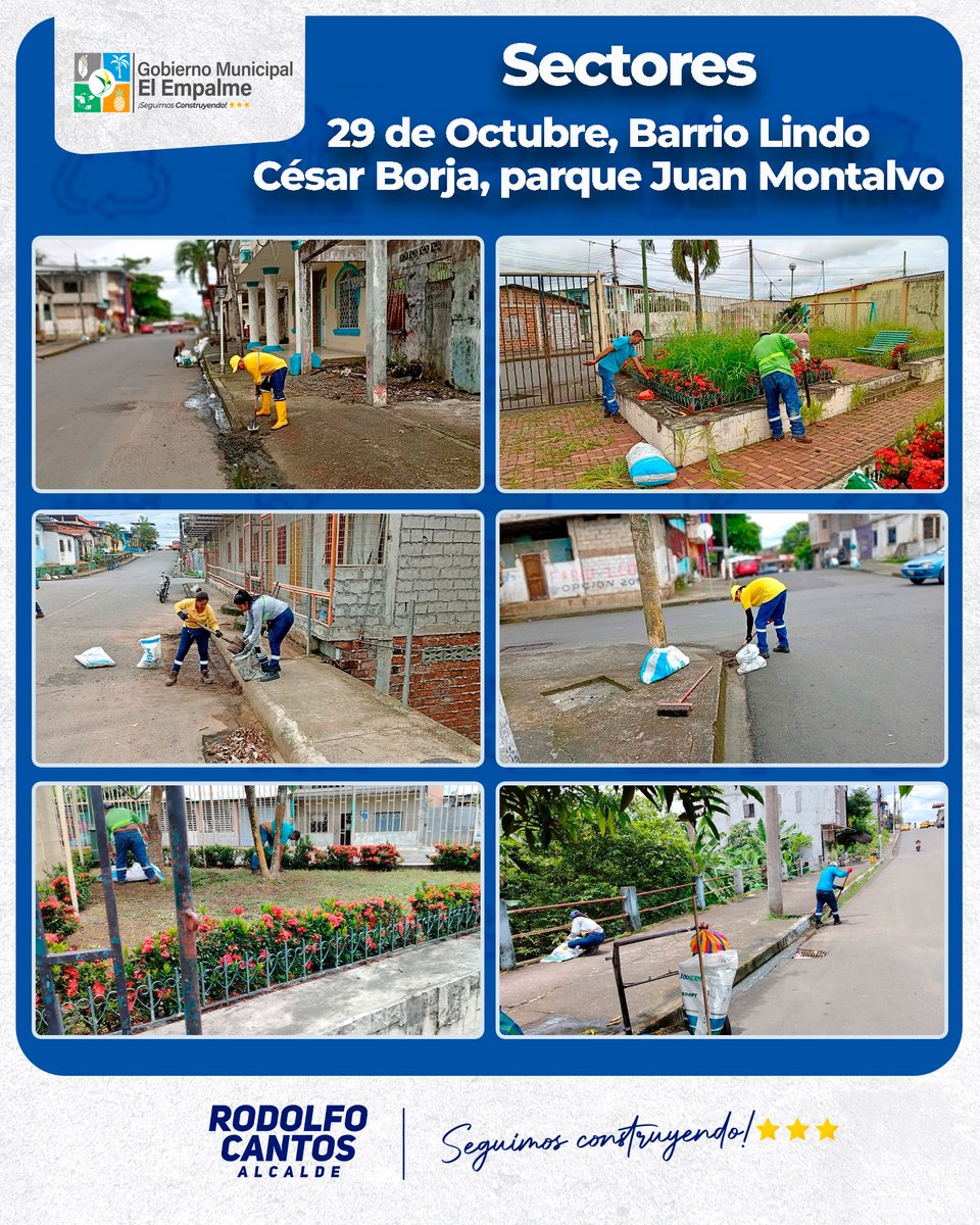 Renovación en Juan Montalvo y César Borja busca calles más limpias en El Empalme