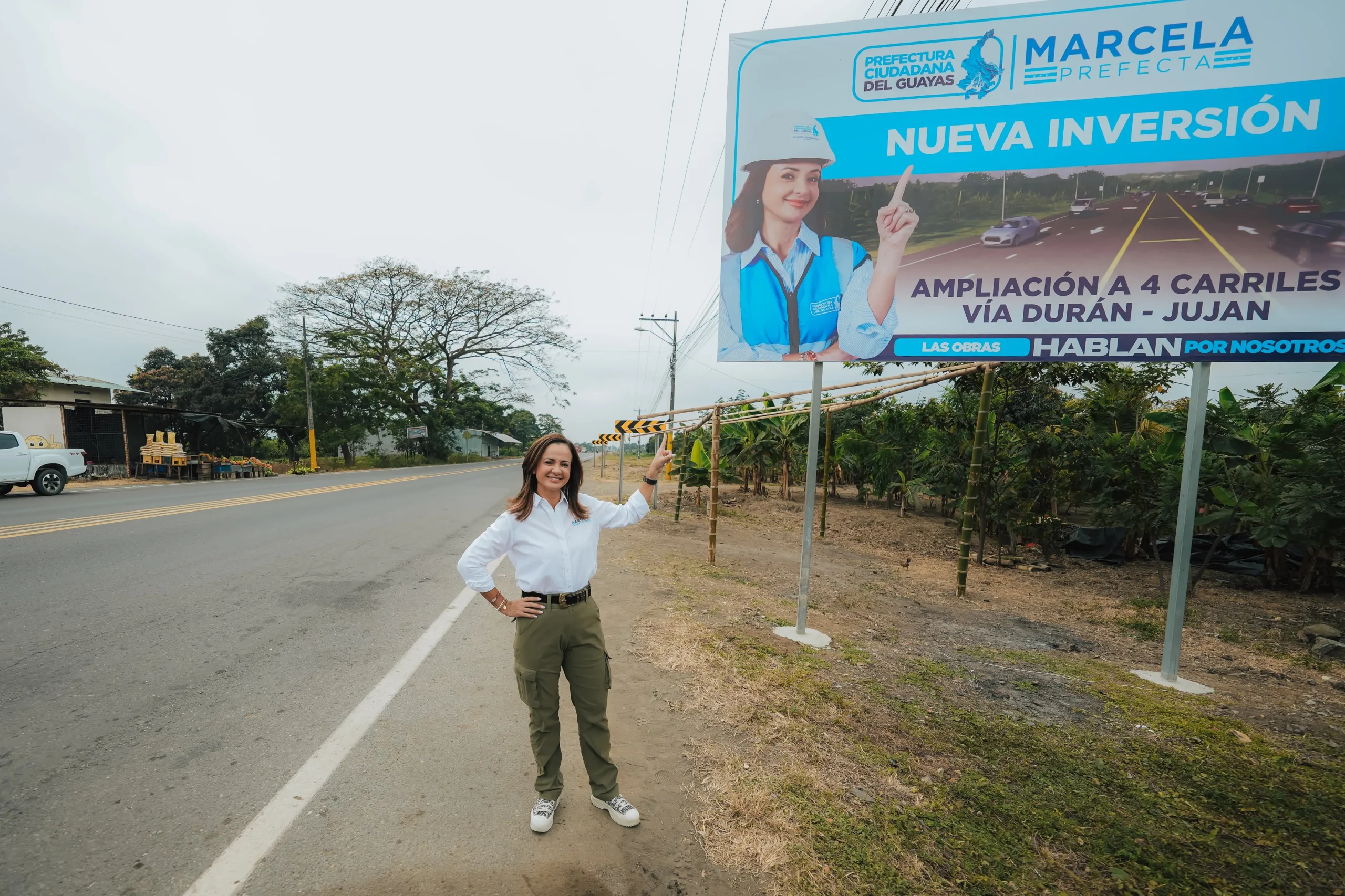 Prefectura del Guayas anuncia ampliación a 4 carriles de la vía Durán-Jujan
