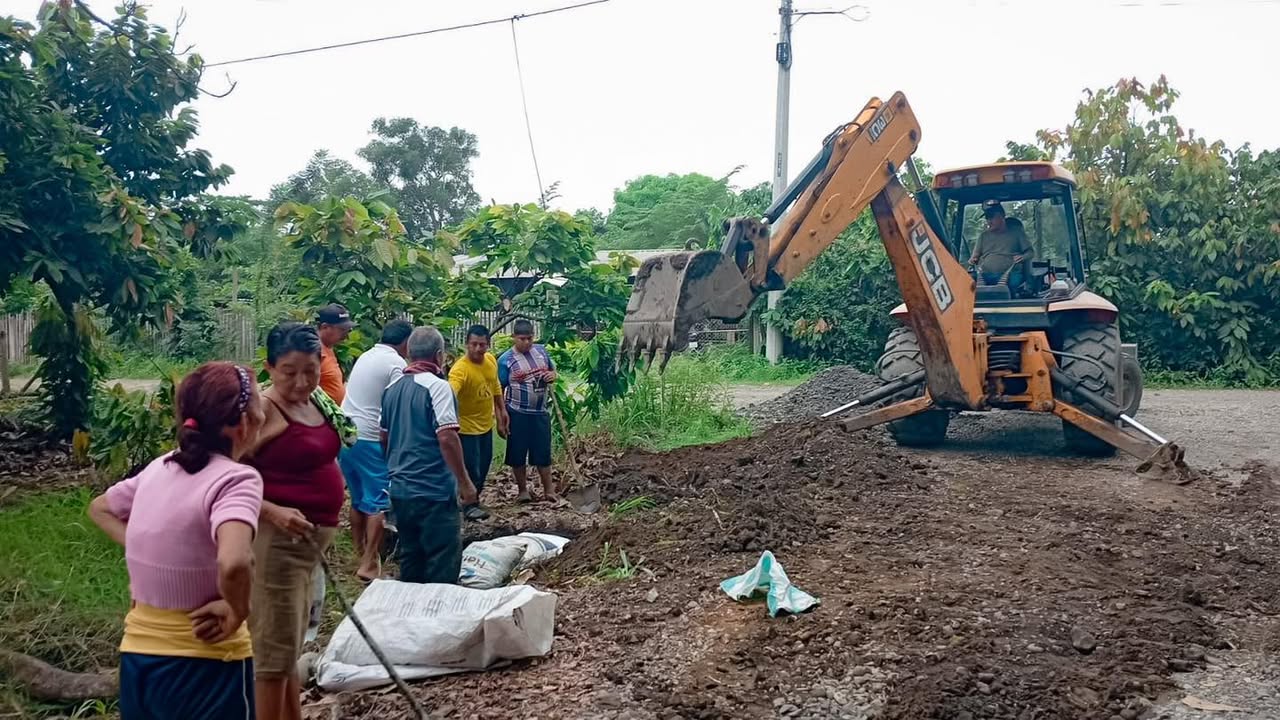 Alcaldía de San Jacinto ejecuta tuberías para drenaje pluvial en El Tintal