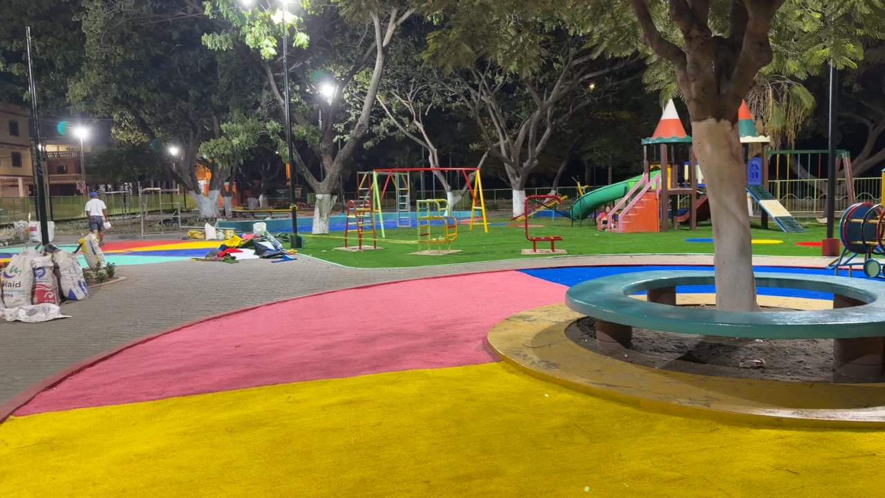 GAD Posorja inspecciona avances del mantenimiento del Parque Turístico