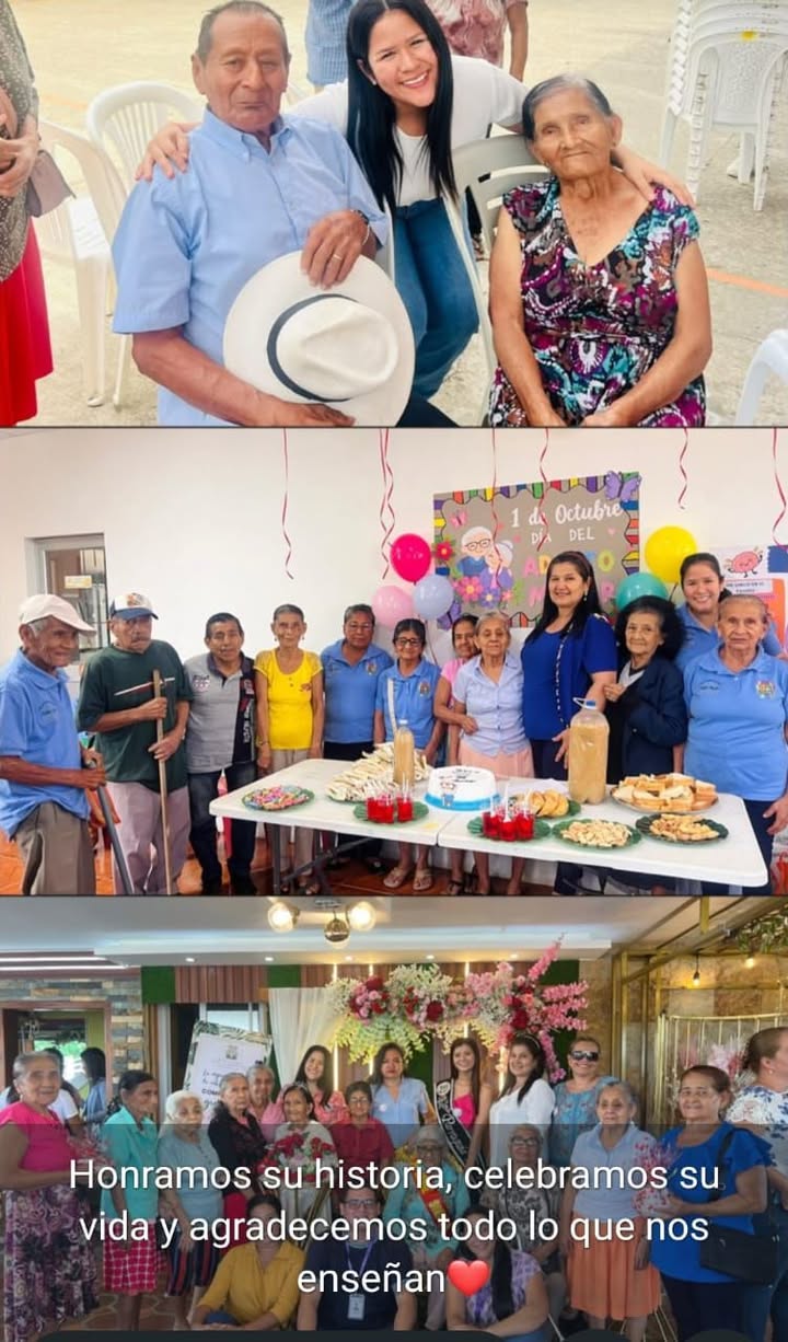Homenaje a adultos mayores en El Rosario: Junta Parroquial y MDH reconocen esfuerzo local