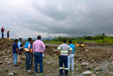 Prefectura del Guayas y GAD Coronel Maridueña inspeccionan cuenca del Chanchan ante El Niño