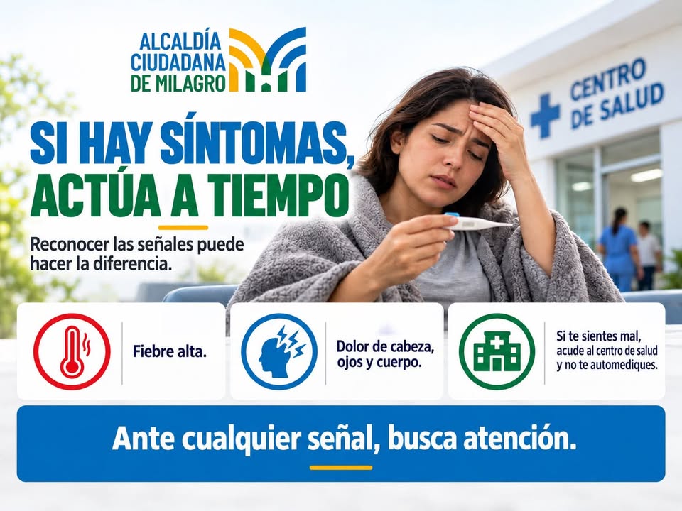 Milagro alerta sobre síntomas de fiebre y advierte contra la automedicación
