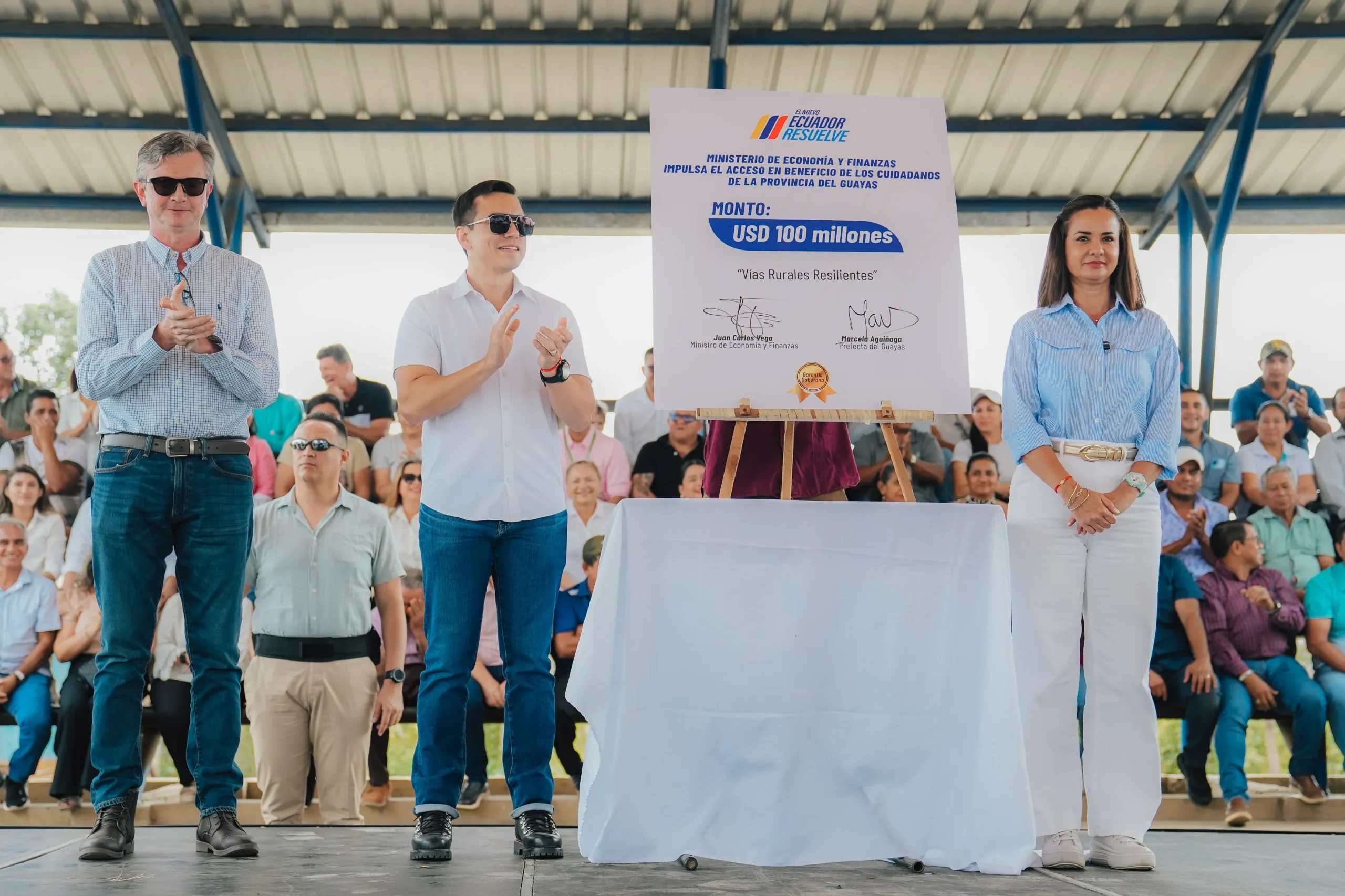 Gobierno firma aval para obra vial en El Empalme con recursos de guayasenses