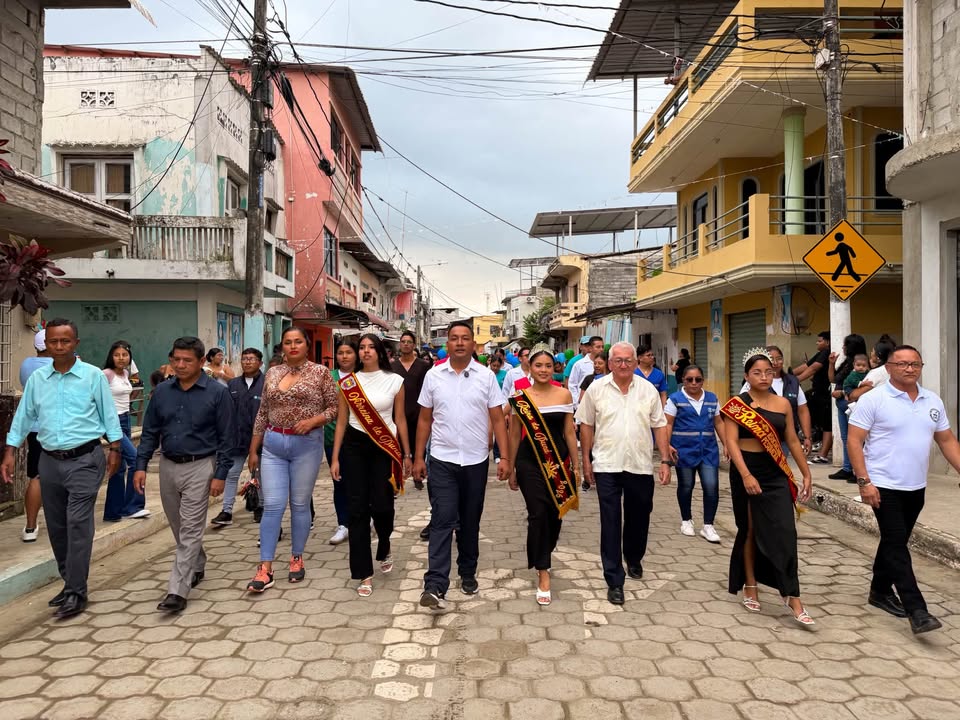 Pregón marcó el inicio de las fiestas de Puná con alegría y tradición